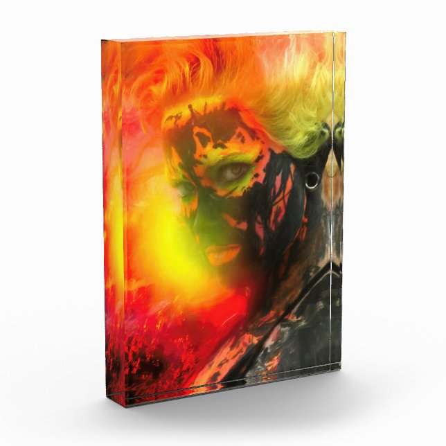 Bloque Para Fotos Diosa de Fuego PELE (Izquierda)