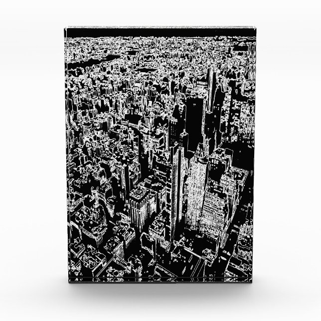 Bloque Para Fotos Diseño de Manhattan (Anverso)