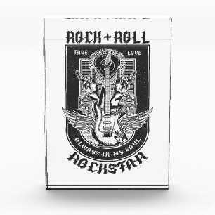 Bloque Para Fotos Diseño de rock de guitarra