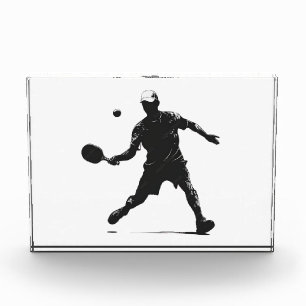 Bloque Para Fotos Diseño deportivo de Silhouette para jugador de pel
