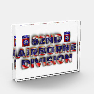 Bloque Para Fotos Diseño personalizado de la 82ª División Aerotransp