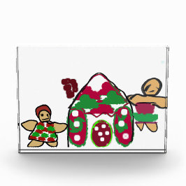 Bloque Para Fotos Diversión en casa de pan de jengibre