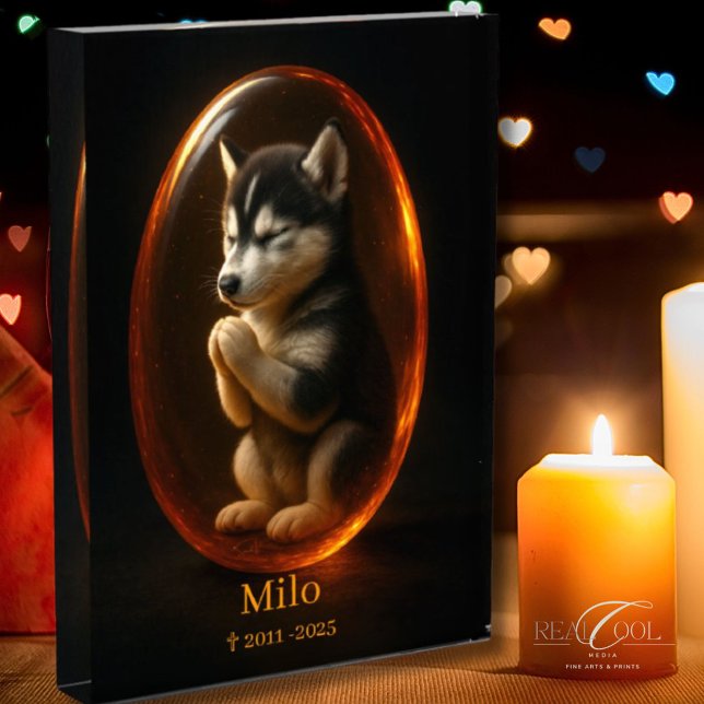 Bloque Para Fotos Dog Memorial Photo Block - Siberian Husky  (Subido por el creador)