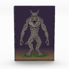 Bloque Para Fotos Dogman Cryptid o Werewolf