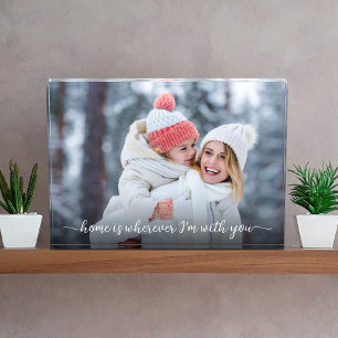 Bloque Para Fotos Donde sea que esté contigo, cita a Keepsake modern