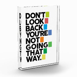 Bloque Para Fotos Don't look back