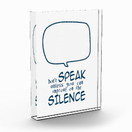 Bloque Para Fotos Don't Speak