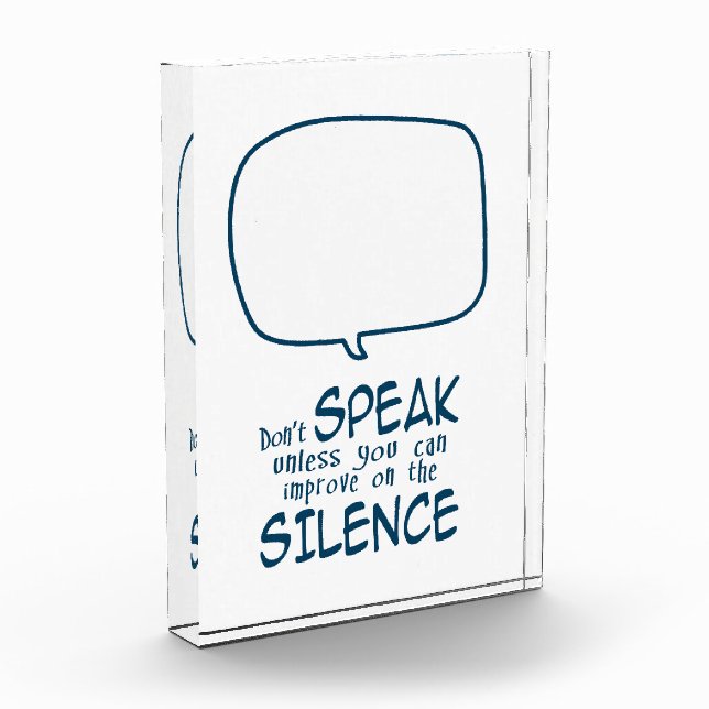 Bloque Para Fotos Don't Speak (Izquierda)