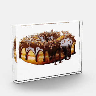 Bloque Para Fotos Donut decadente de SlipperyJoe's cubierto de grues