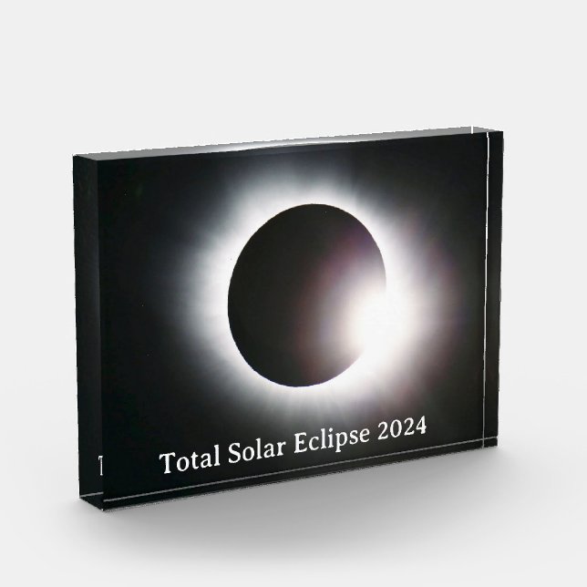 Bloque Para Fotos Eclipse solar total 2024 (Izquierda)