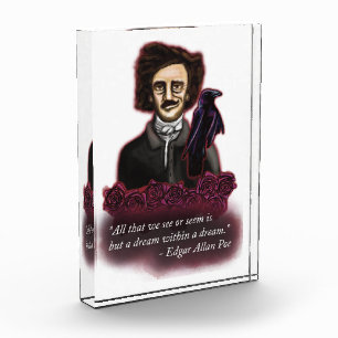 Bloque Para Fotos Edgar Allan Poe, Academia Oscura
