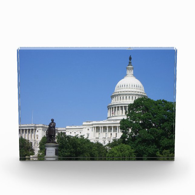Bloque Para Fotos Edificio del Capitolio en Washington DC (Anverso)