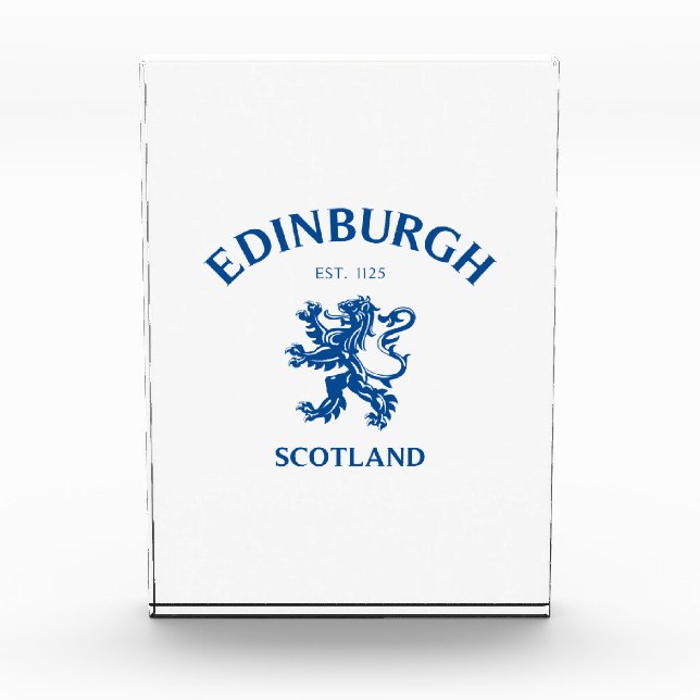 Bloque Para Fotos EDINBURGH Scotland (Anverso)