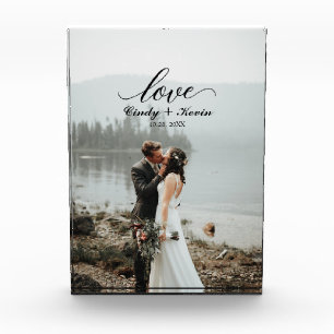 Bloque Para Fotos El amor de la escritura personalizó al novio de la