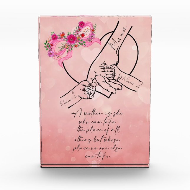 Bloque Para Fotos El amor de una madre (Anverso)