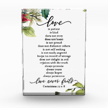 El amor es Corinthians Scripture contra la pareja