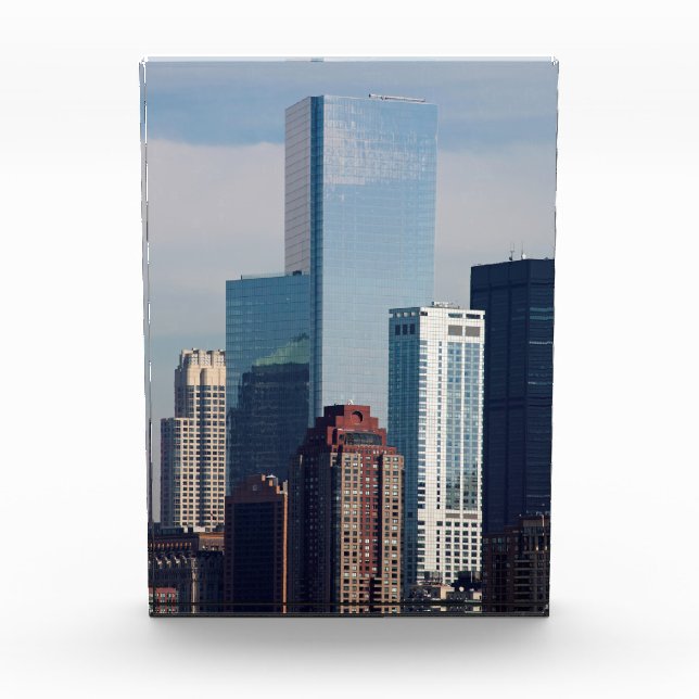 Bloque Para Fotos El amplio centro financiero Manhattan Nueva York (Anverso)