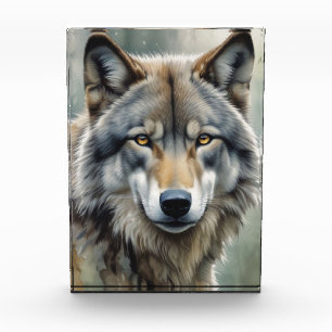 Bloque Para Fotos El arte Inspirador motivacional de Lone Wolf