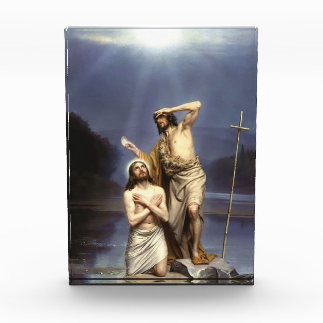 Bloque Para Fotos El bautismo de Cristo (Anverso)