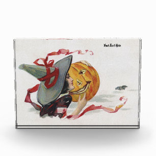 Bloque Para Fotos El beso de la bruja: un Jack o Lantern en Hallowee