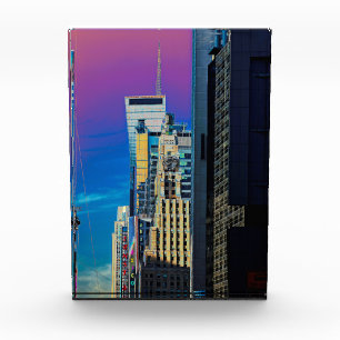 Bloque Para Fotos El cartel del edificio Paramount Nueva York