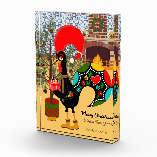 Bloque Para Fotos El gallo portugués y la alegría de dar (Derecha)