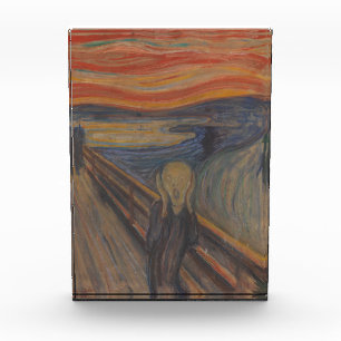 Bloque Para Fotos El grito de la naturaleza de Edvard Munch 1893