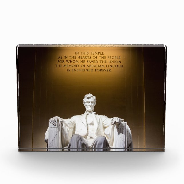 BLOQUE PARA FOTOS EL LINCOLN MEMORIAL (Anverso)