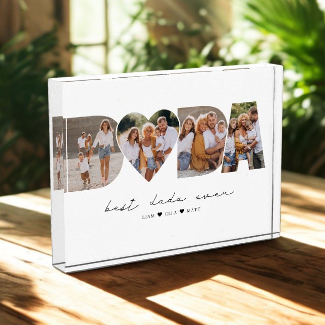 Bloque Para Fotos El mejor Dada del Día del Primer Padre del Collage (Subido por el creador)