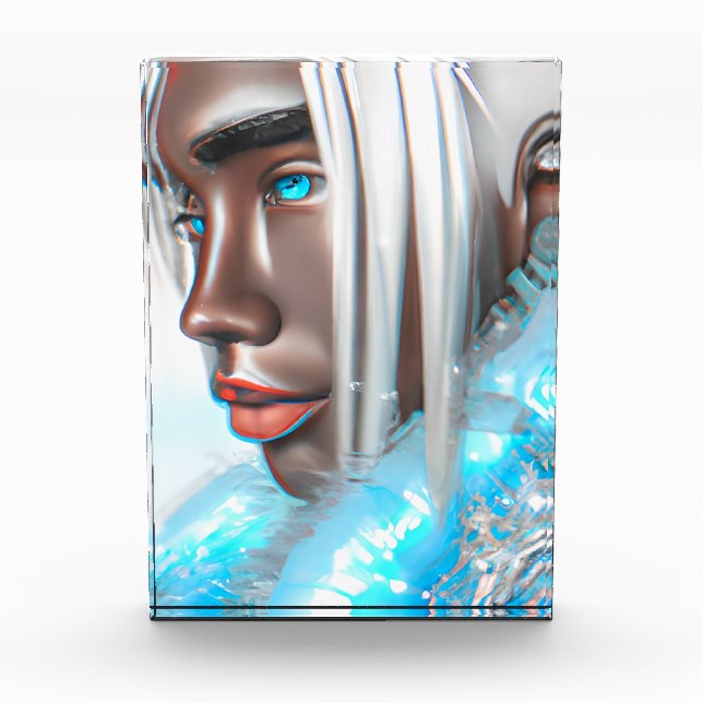 Bloque Para Fotos El príncipe helado Melanin Black Boy Magic Bruh Wi (Anverso)