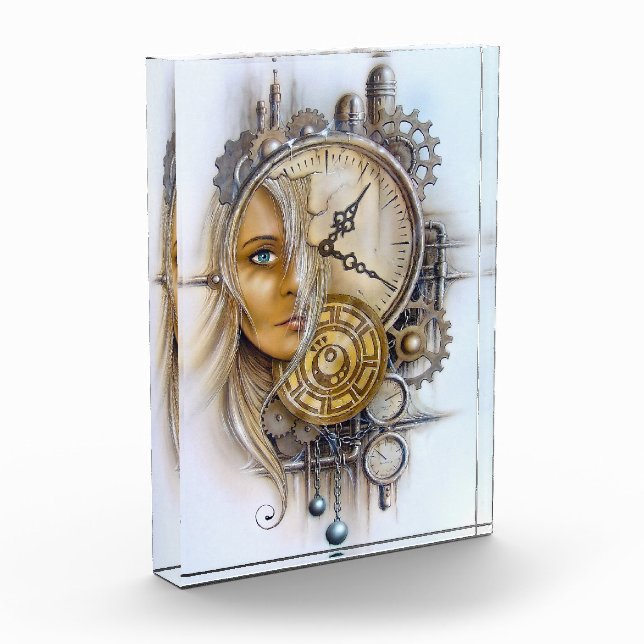 Bloque Para Fotos El rostro al vapor en el tiempo (Izquierda)