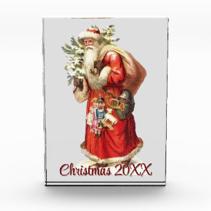 Bloque Para Fotos El victoriano vintage Santa Claus