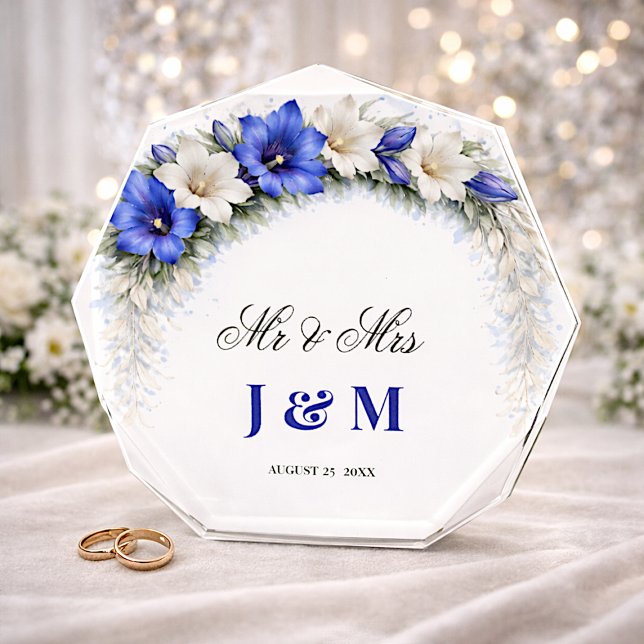 Bloque Para Fotos Elegant Keepsake Newlyweds Gift Bride and Groom  (Subido por el creador)