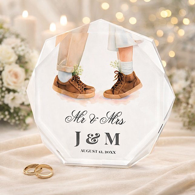 Bloque Para Fotos Elegant Keepsake Newlyweds Gift Bride Groom  (Subido por el creador)