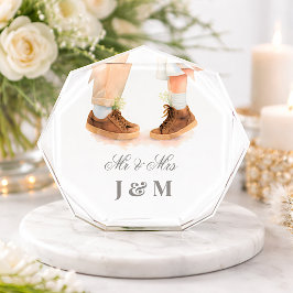 Bloque Para Fotos Elegant Keepsake Newlyweds Gift Bride Groom 