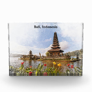 Bloque Para Fotos Elegante arquitectura del templo de Bali Indonesia