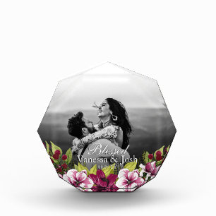 Bloque Para Fotos Elegante Boda de flores de Berry Blessds