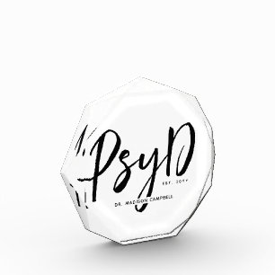 Bloque Para Fotos Elegante Médico de Psicología en PsyD