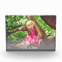 Elegante, moderno y lindo personalizado chica nomb