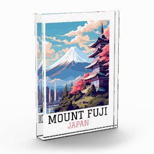 Bloque Para Fotos Elegante Monte Fuji Japón Viajes de arte