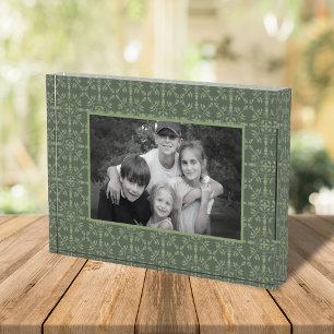 Bloque Para Fotos Elegante patrón Personalizado de vacaciones