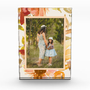 Bloque Para Fotos Elegante Personalizado de acuarela floral de otoño