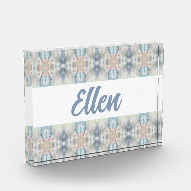 Bloque Para Fotos Ellen Print Decorative Acrylic Block (Izquierda)