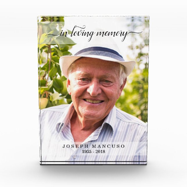 Bloque Para Fotos En condolencia cariñosa del entierro de la memoria (Anverso)