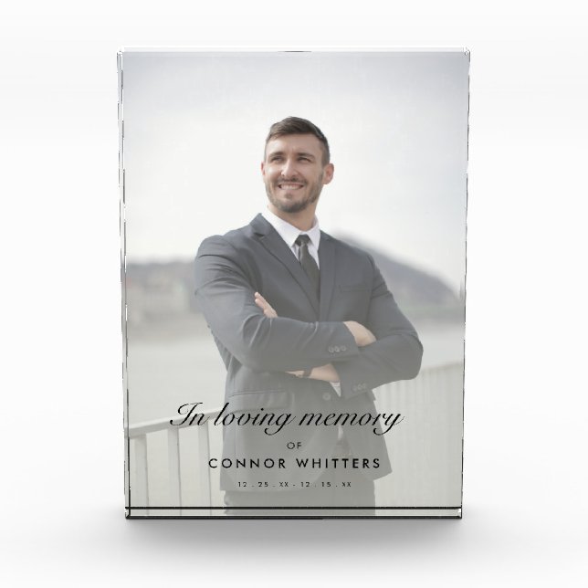 Bloque Para Fotos En el recuerdo amoroso (Anverso)