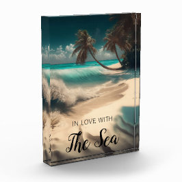 Bloque Para Fotos Enamorado del Mar | Arte Tropical