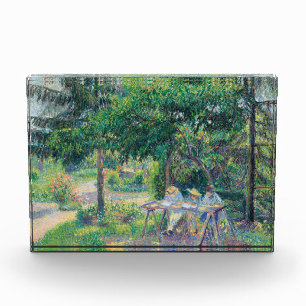 Bloque Para Fotos Enfants attabés dans le jardin Camille Pissarro