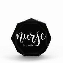 Bloque Para Fotos Enfermera del año Personalizado Est Enfermera estu