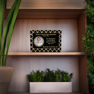 Bloque Para Fotos Enfermero Gracias Apreciación Oro Personalizar