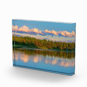 Bloque Para Fotos Entrada al atardecer Nuevo Brunswick, Canadá